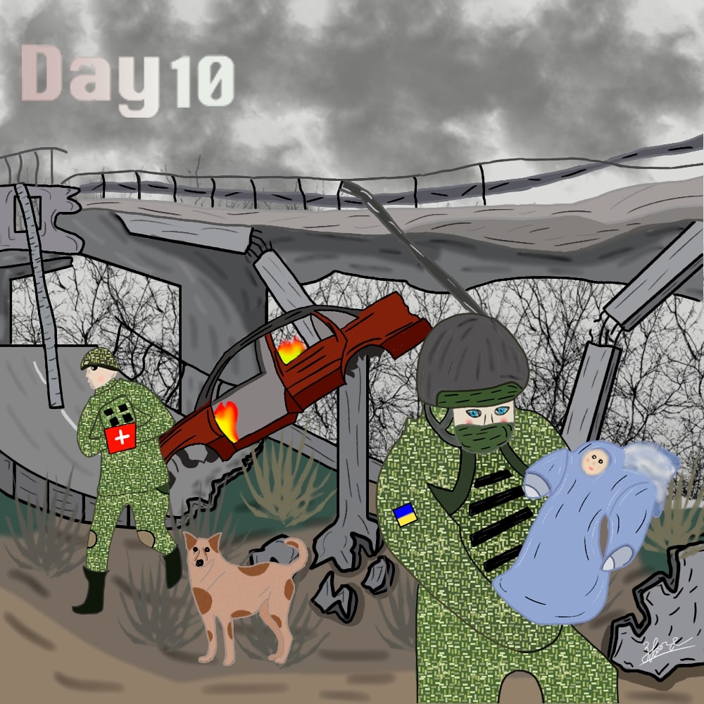 russians destroyed Irpyn