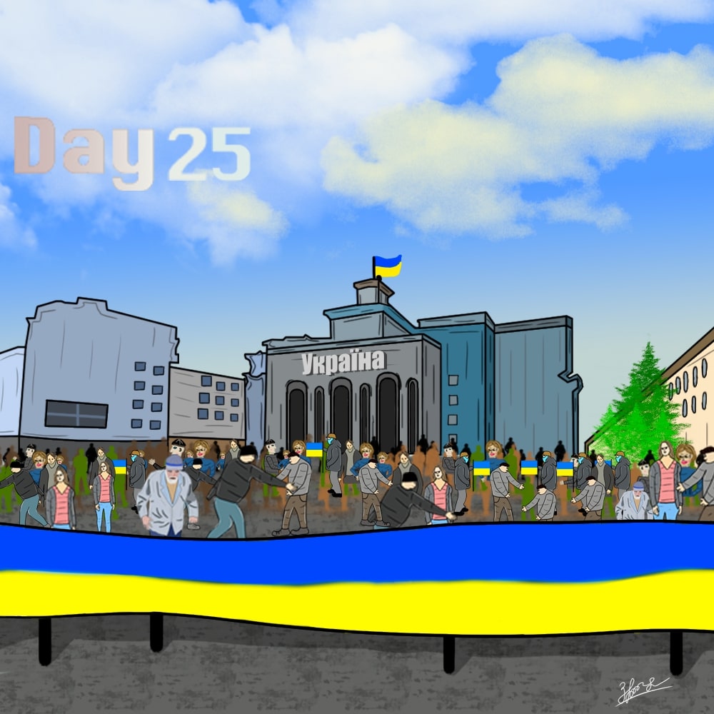 Rallies in Kherson